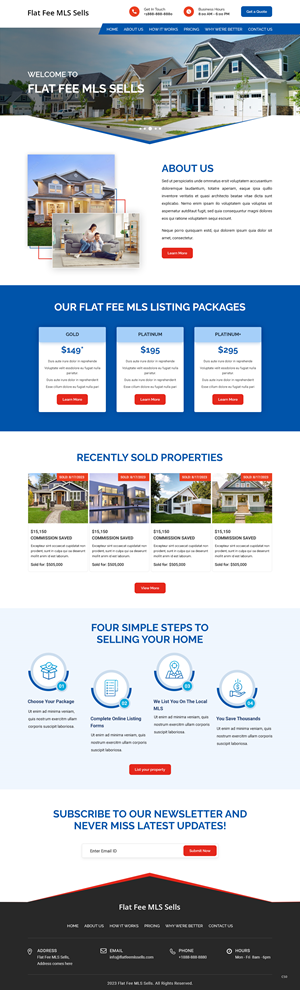 Design de Page d'Accueil par pb pour ce projet | Design : #31147325