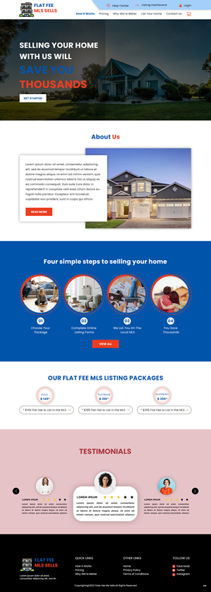Design de Page d'Accueil par pb pour ce projet | Design : #31147327