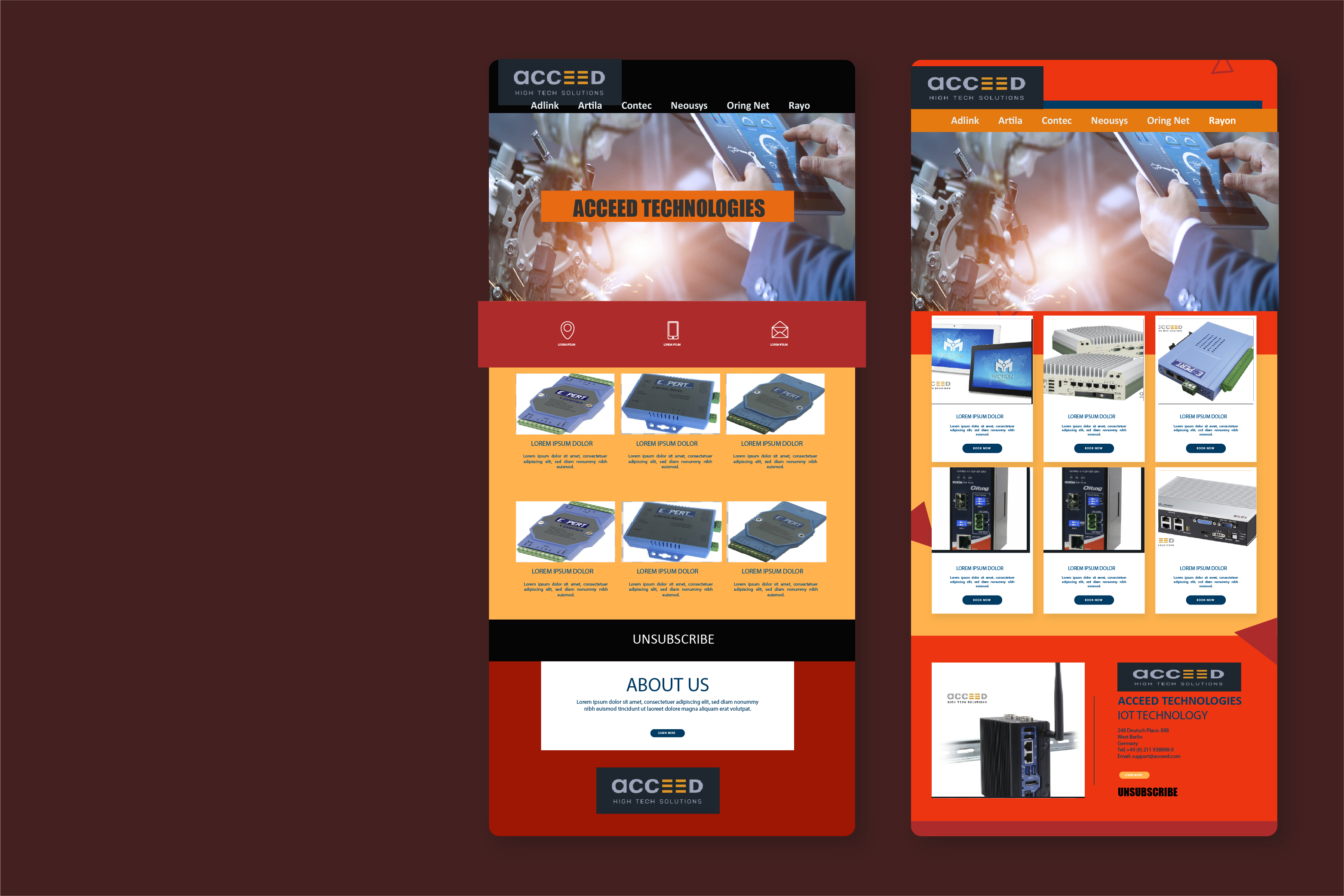 Email Marketing Design by farins88 for admost Ostrowski | Design #31151608