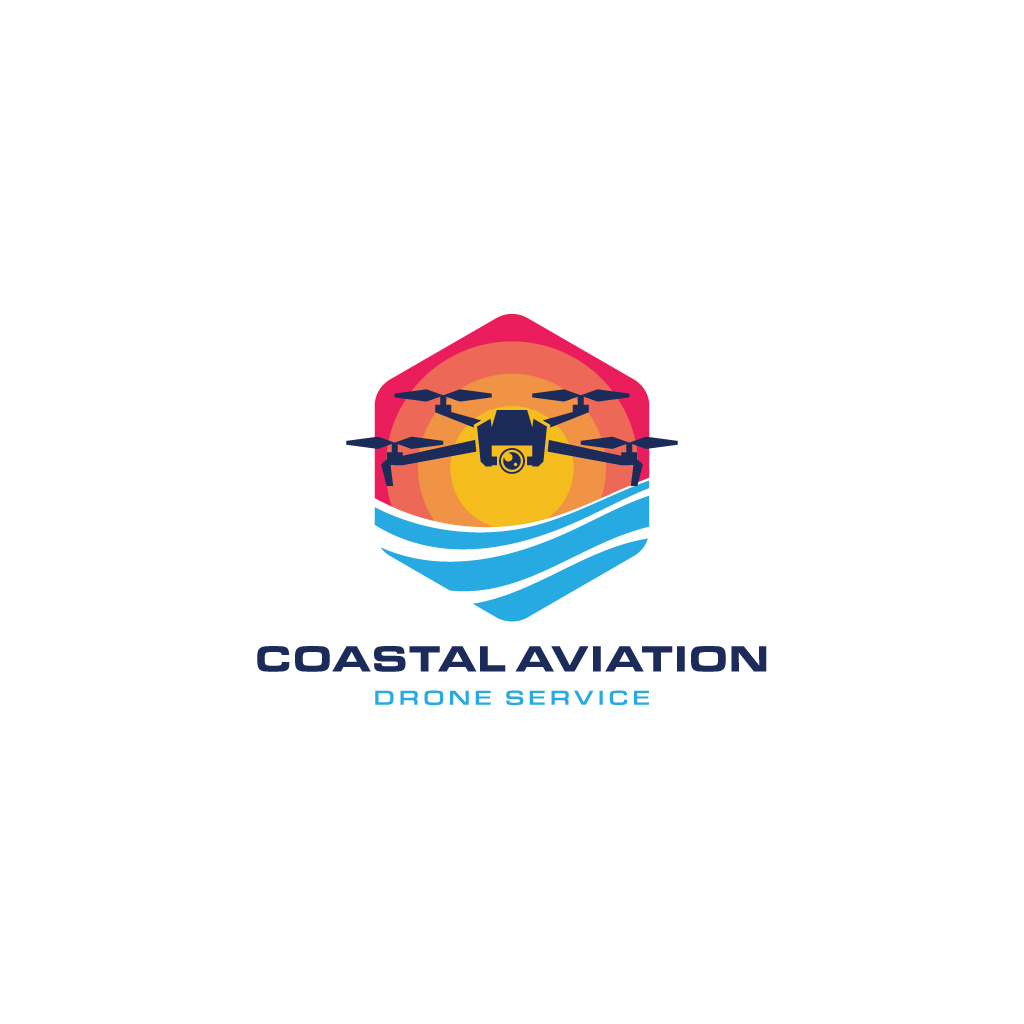 Logo Design by JohnnyCactus for Coastal Aviation Drone Service LLC | Design #31164731