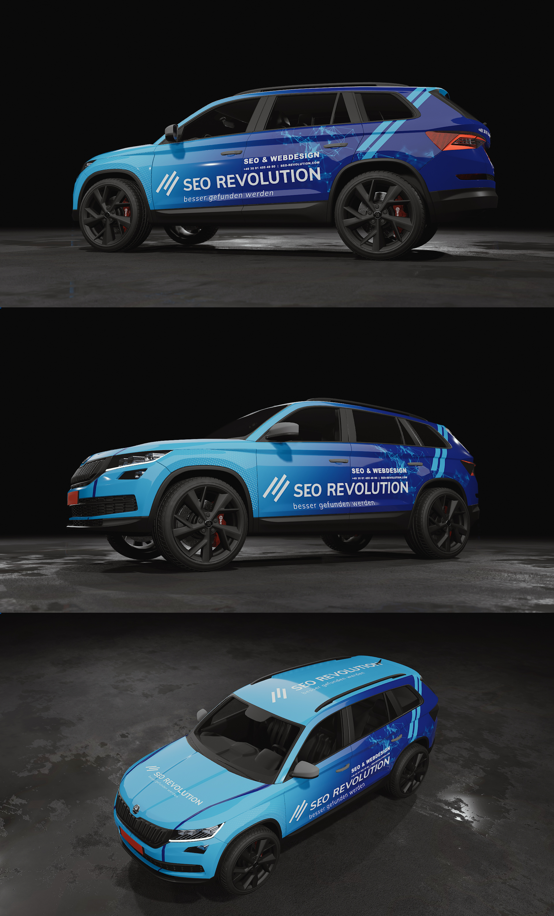 Car Wrap Design by StarGraphics for SEO Revolution GmbH | Design: #31155038