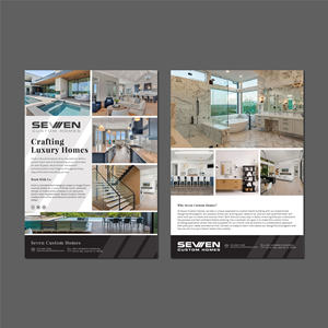 Flyer Design by WrapTonic24 for Seven Custom Homes | Design: #31197708