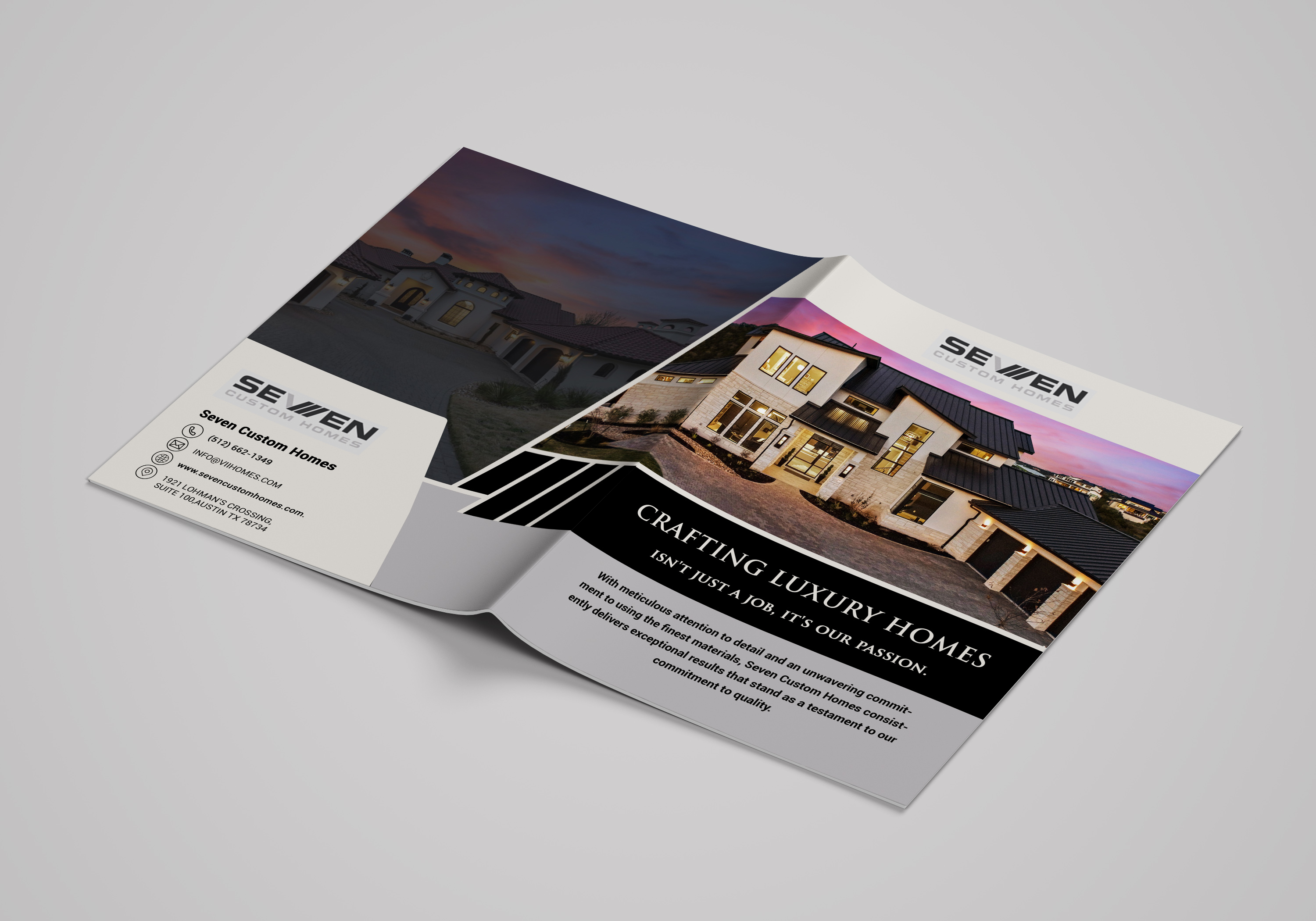 Design de Flyer par Design Motion pour Seven Custom Homes | Design #31184769