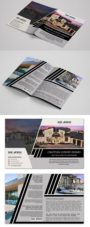 Design de Flyer par Design Motion pour Seven Custom Homes | Design : #31188933