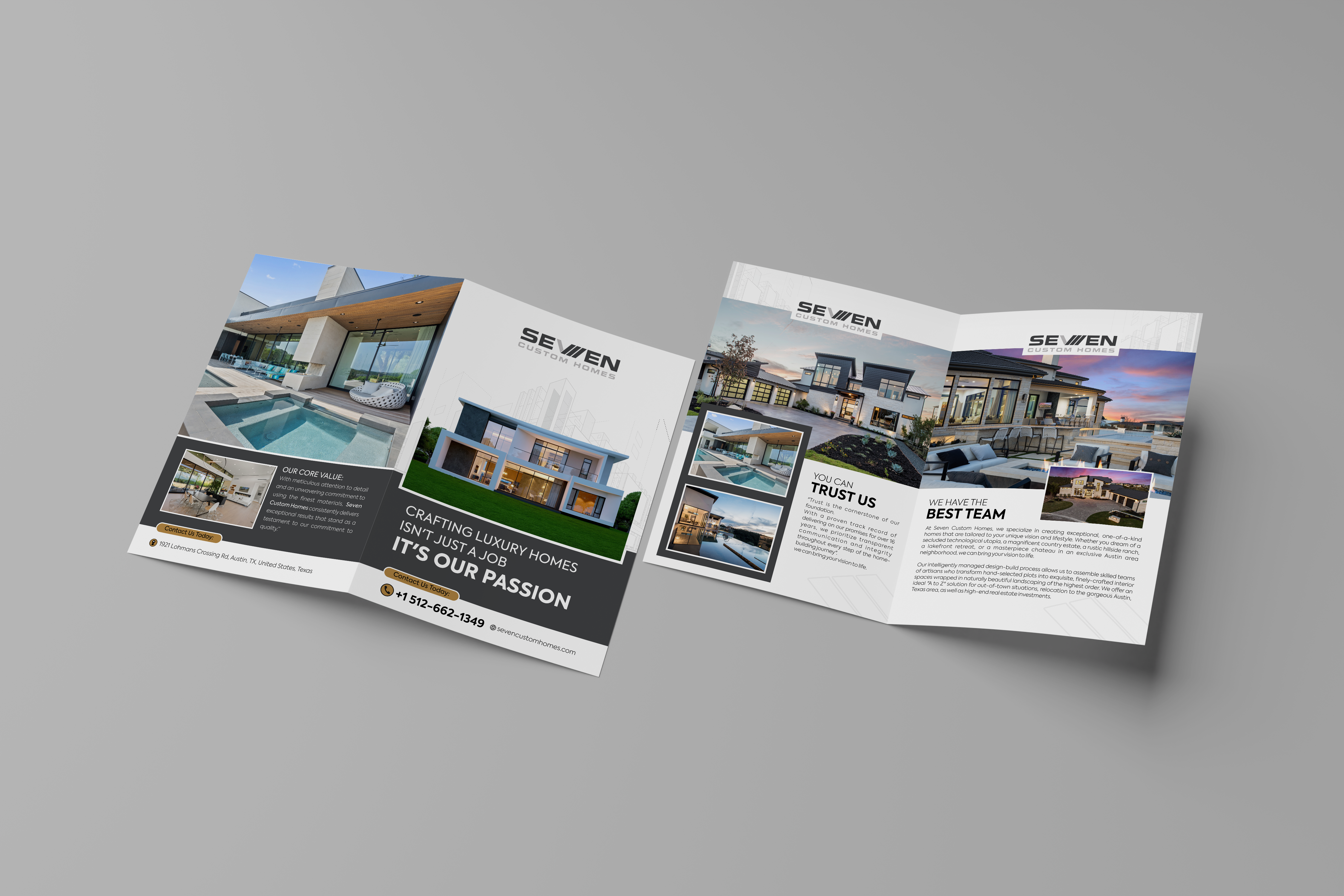 Flyer Design by Excellar Hub for Seven Custom Homes | Design #31194613