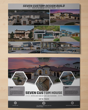 Flyer Design by design baker for Seven Custom Homes | Design: #31171131