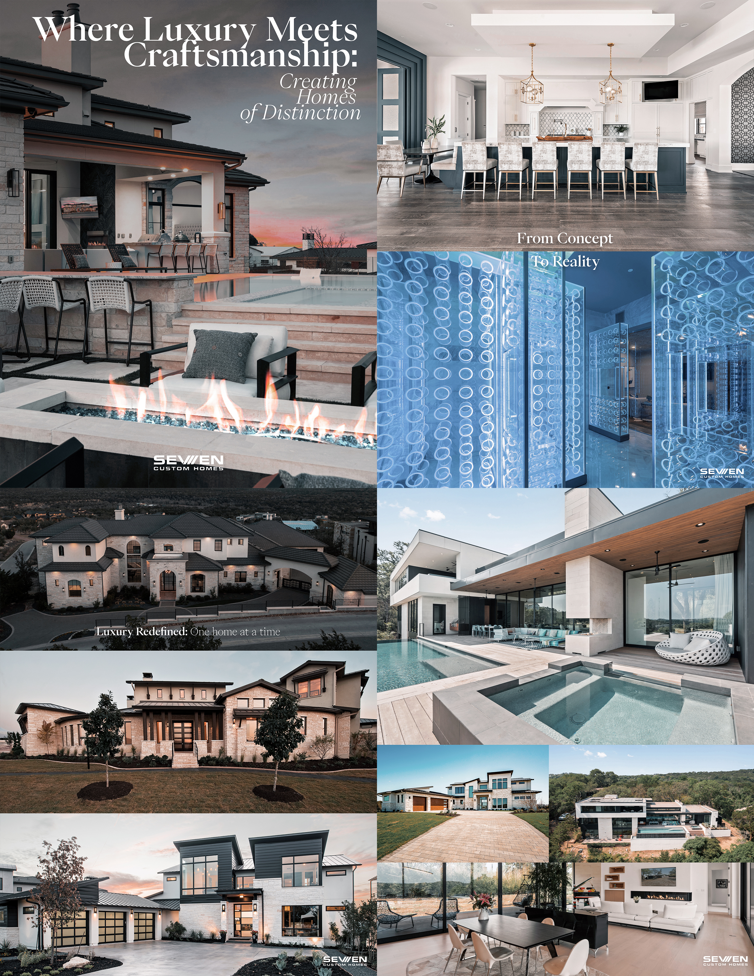 Flyer Design by re44 for Seven Custom Homes | Design #31197289