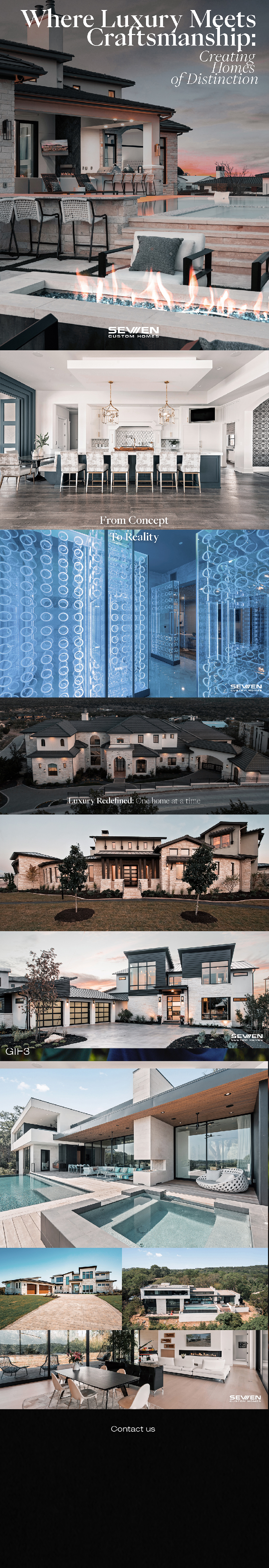 Flyer Design by re44 for Seven Custom Homes | Design #31197328