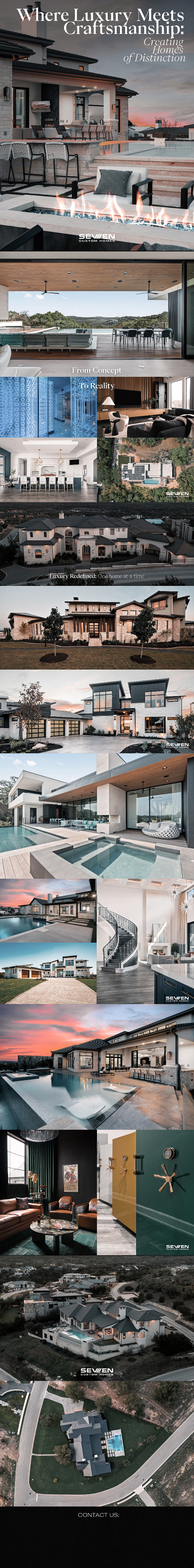 Flyer Design by re44 for Seven Custom Homes | Design #31197776