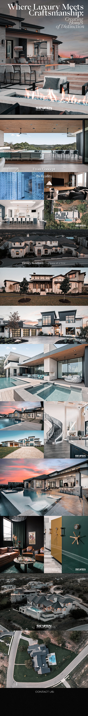 Flyer Design by re44 for Seven Custom Homes | Design: #31197776