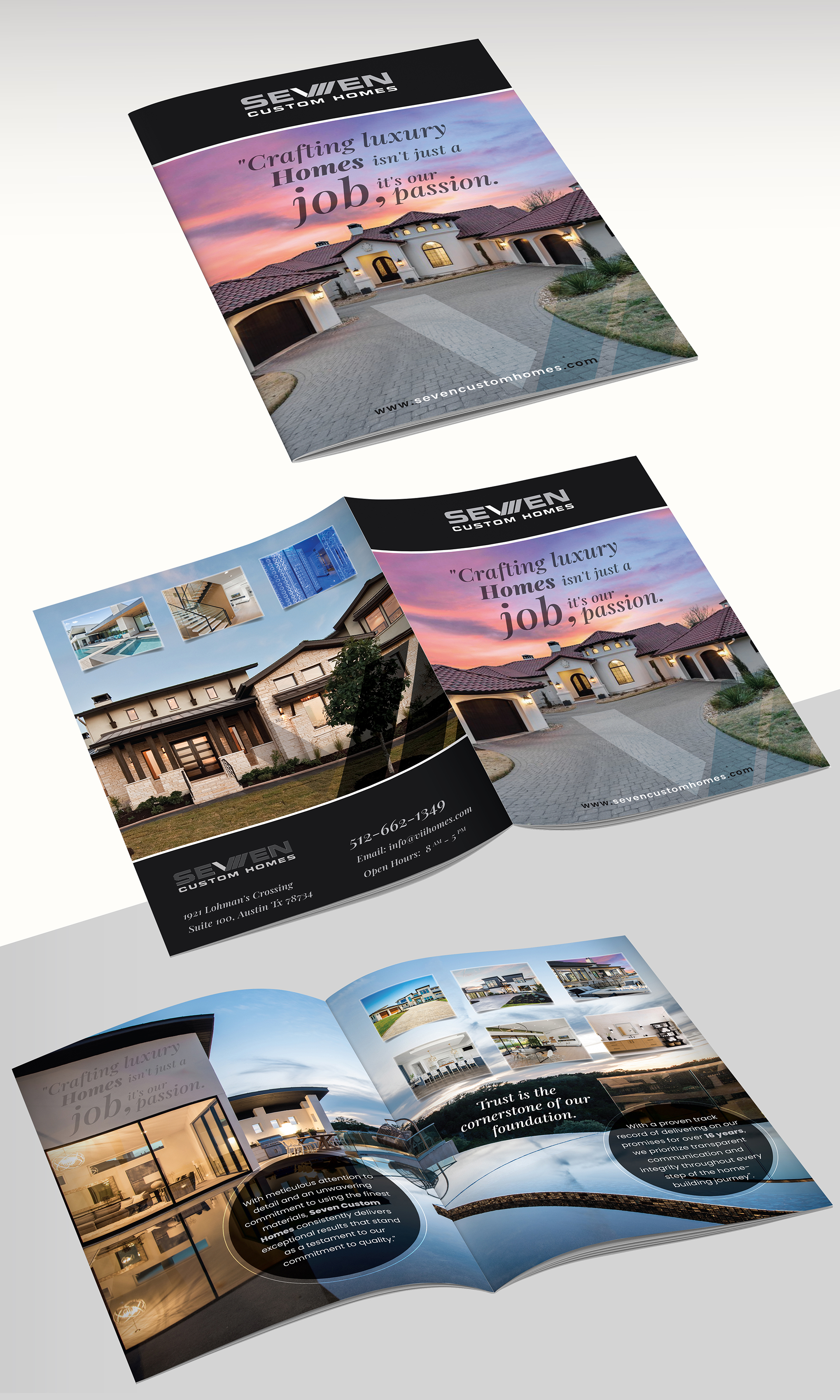 Flyer Design by creativemood438 for Seven Custom Homes | Design #31190592