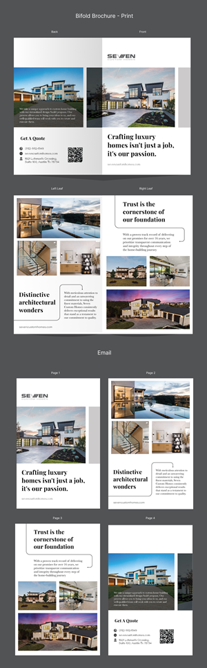Flyer Design by uniquedesign10 for Seven Custom Homes | Design: #31184695