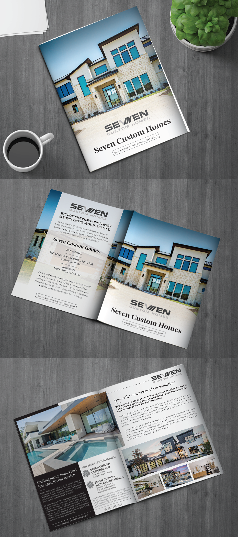 Flyer Design by alex989 for Seven Custom Homes | Design #31189835