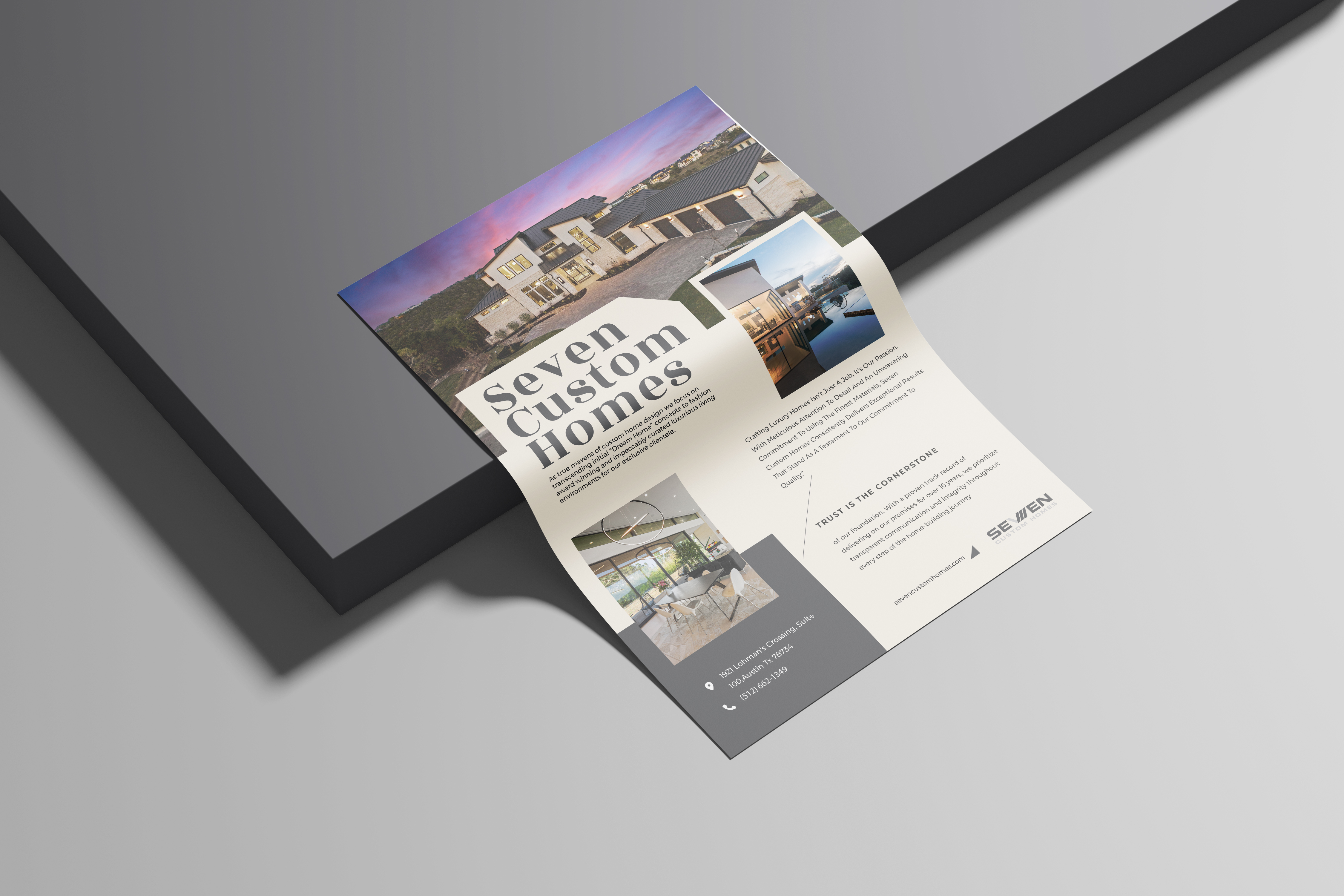 Flyer Design by highmaxlogodesigns for Seven Custom Homes | Design #31164065