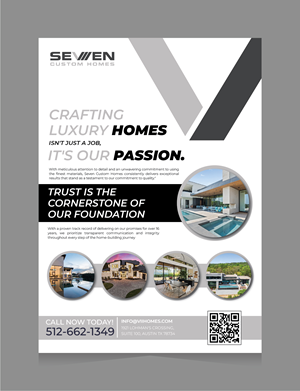 Flyer Design by 3Guys for Seven Custom Homes | Design: #31178251