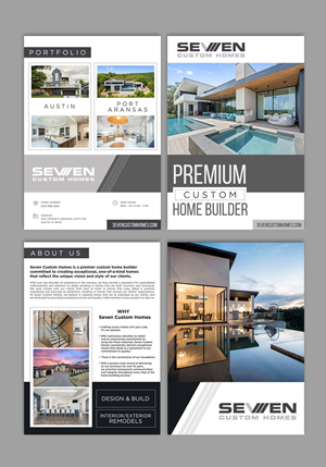 Flyer Design by DA. for Seven Custom Homes | Design: #31167499