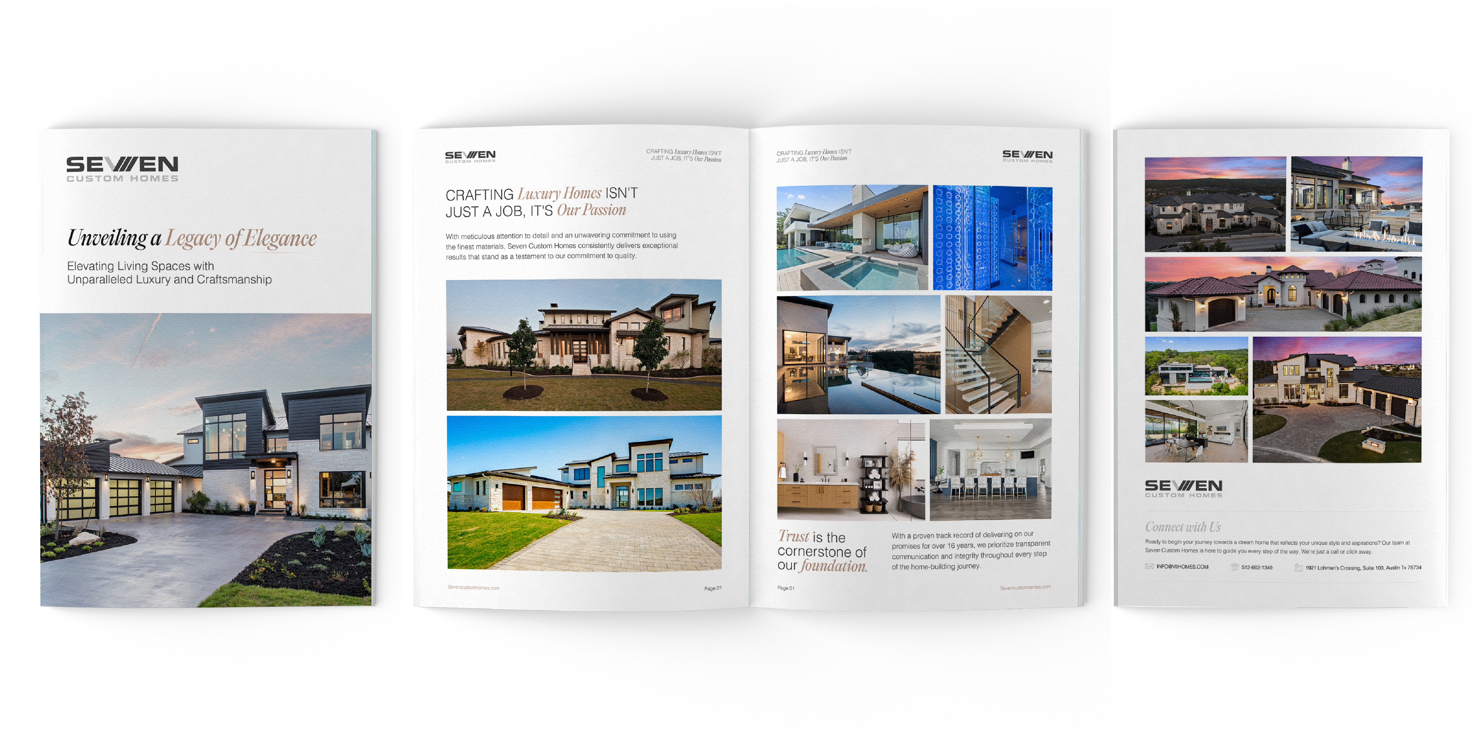 Flyer Design by Saif Ullah Khan for Seven Custom Homes | Design #31188923