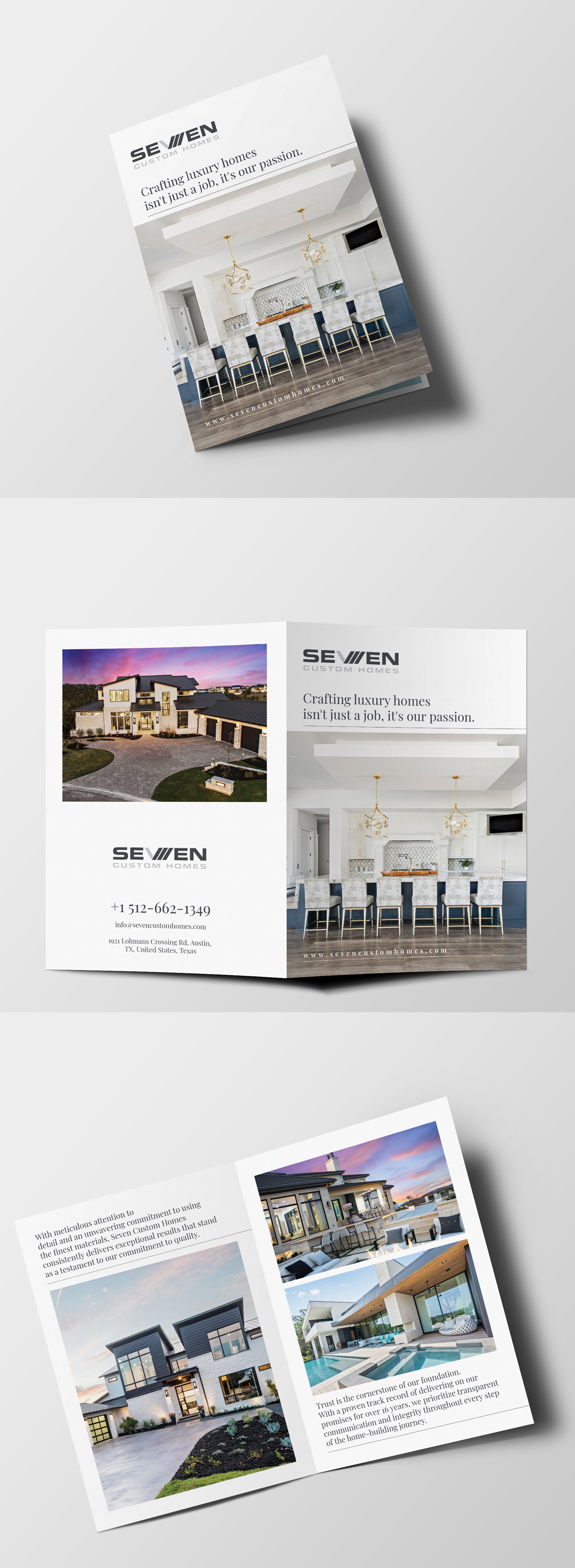 Flyer Design by BLUE WINGS for Seven Custom Homes | Design #31167069