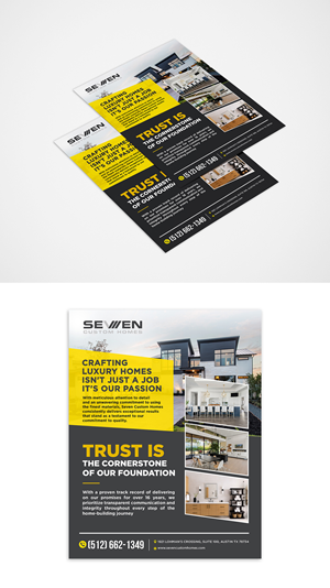 Flyer Design by souldesigner for Seven Custom Homes | Design: #31175667
