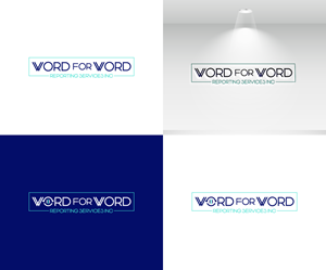 Logo Design by Ellene for Word For Word Reporting Services Inc. | Design: #31163611