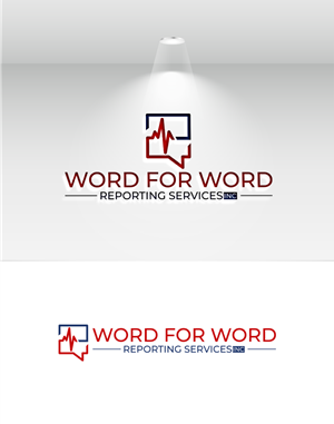 Logo Design by Ellene for Word For Word Reporting Services Inc. | Design: #31163612