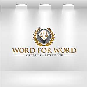 Logo Design by Uhm@design for Word For Word Reporting Services Inc. | Design: #31158820