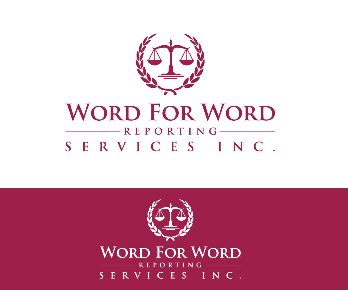 Diseño de Logo por Danial07 para Word For Word Reporting Services Inc. | Diseño #31163750