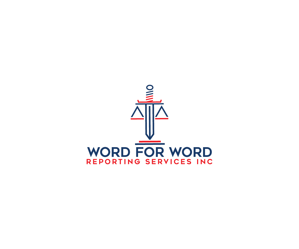 Logo Design by Spark  Design for Word For Word Reporting Services Inc. | Design #31159239