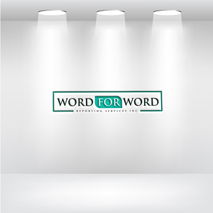 Logo Design by AyaanArt for Word For Word Reporting Services Inc. | Design: #31158678