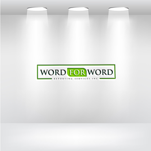 Logo Design by AyaanArt for Word For Word Reporting Services Inc. | Design: #31162677
