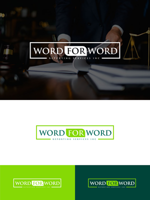 Logo Design by AyaanArt for Word For Word Reporting Services Inc. | Design: #31162678