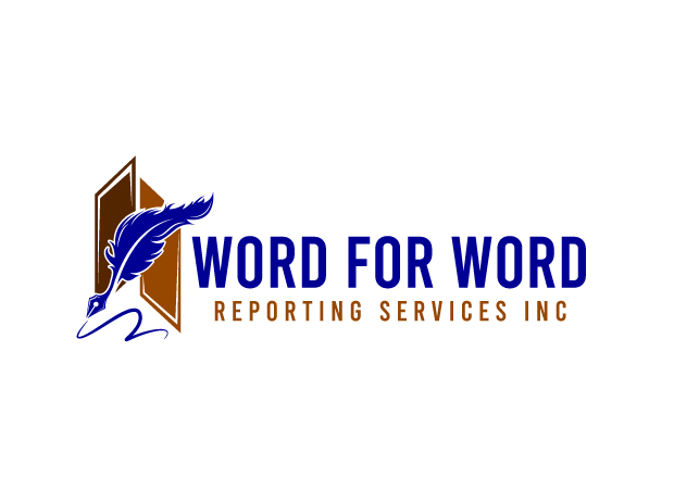 Logo Design by Paint-Tools for Word For Word Reporting Services Inc. | Design #31161822