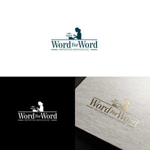 Logo Design by DesignSNW for Word For Word Reporting Services Inc. | Design: #31159904