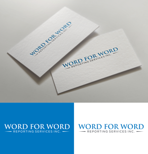 Logo Design by cah awu for Word For Word Reporting Services Inc. | Design: #31158621