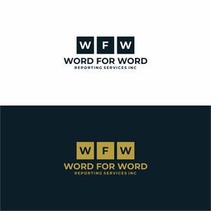 Logo Design by hidayati123 for Word For Word Reporting Services Inc. | Design: #31161504