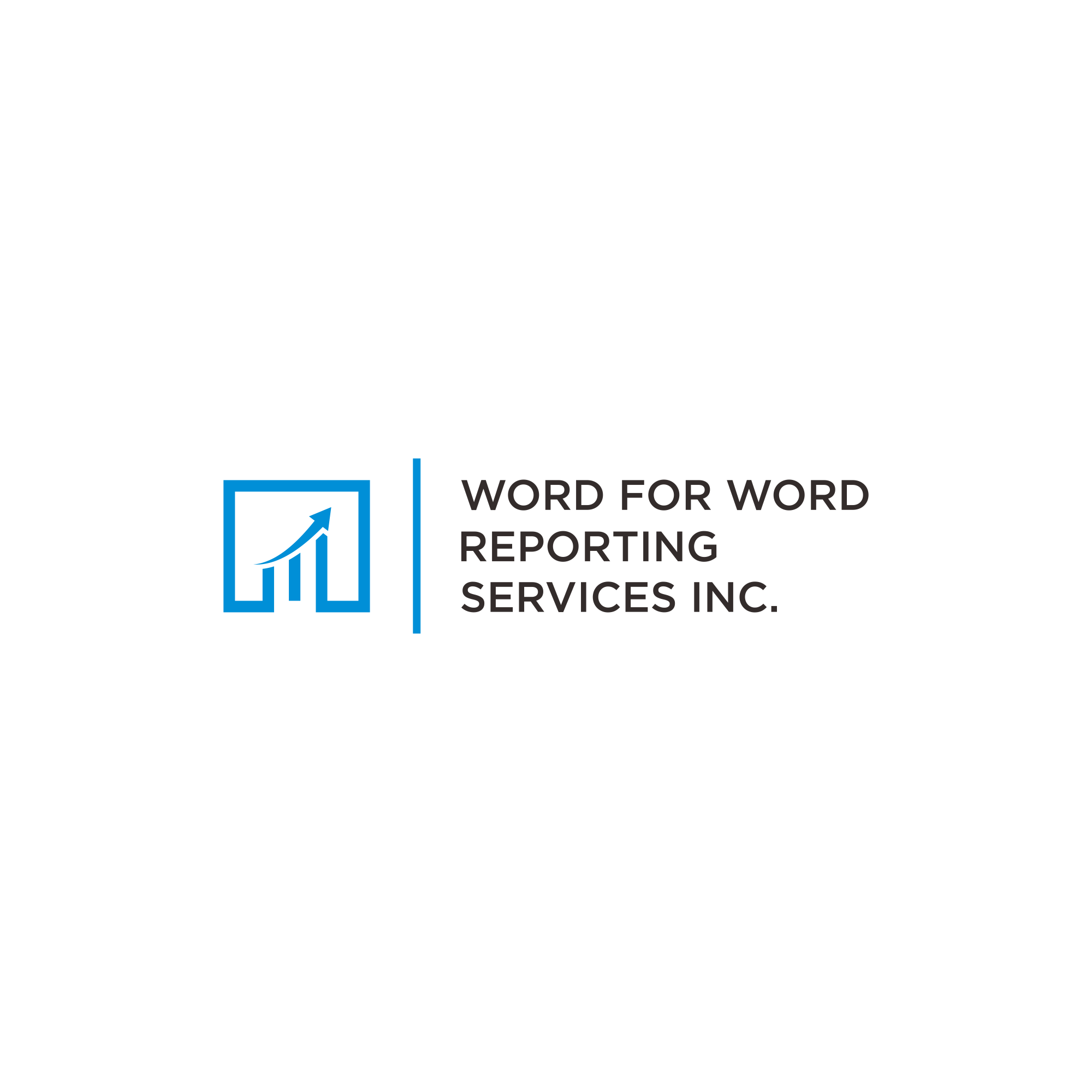 Logo Design by Berantaz for Word For Word Reporting Services Inc. | Design #31159137