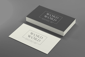 Logo Design by Chas Designs for Word For Word Reporting Services Inc. | Design: #31173495