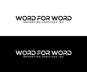 Logo Design by Roxy Art for Word For Word Reporting Services Inc. | Design: #31162562