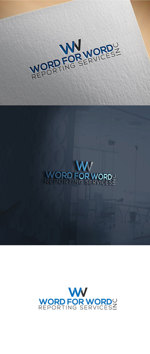 Logo Design by Masum01 for Word For Word Reporting Services Inc. | Design: #31159257