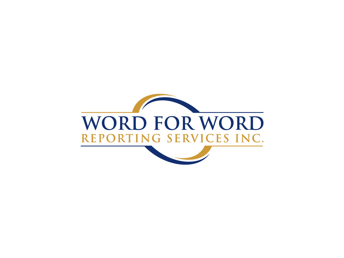 Diseño de Logo por bandisign para Word For Word Reporting Services Inc. | Diseño: #31162842