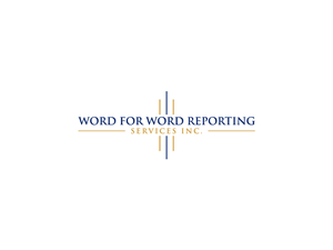 Logo Design by bandisign for Word For Word Reporting Services Inc. | Design: #31162894