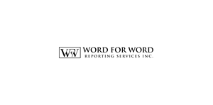 Logo Design by creativepoint for Word For Word Reporting Services Inc. | Design: #31161056
