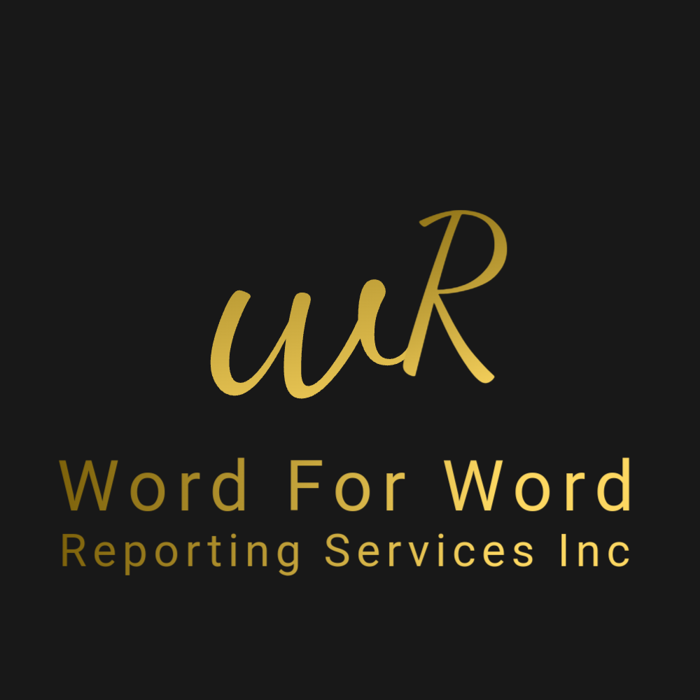 Logo-Design von Sumana für Word For Word Reporting Services Inc. | Design #31176267