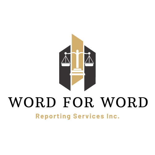Logo Design by Sumana for Word For Word Reporting Services Inc. | Design #31177739