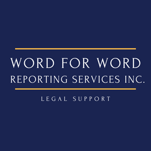 Logo Design by Sumana for Word For Word Reporting Services Inc. | Design: #31177740