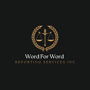 Logo Design by Sumana for Word For Word Reporting Services Inc. | Design: #31177741