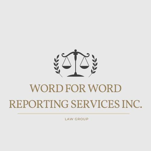 Logo Design by Sumana for Word For Word Reporting Services Inc. | Design #31177742