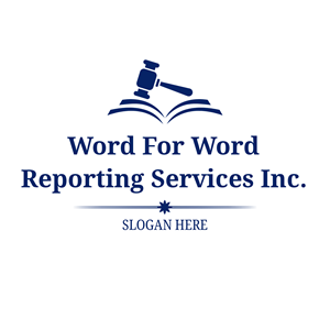 Logo Design by Sumana for Word For Word Reporting Services Inc. | Design: #31198055