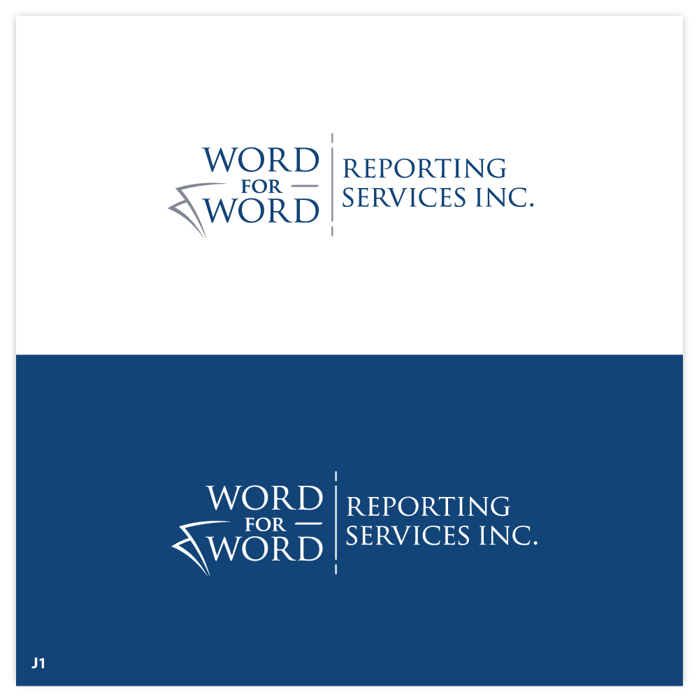 Logo Design by Sujit Banerjee for Word For Word Reporting Services Inc. | Design #31160238