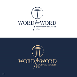 Diseño de Logo por Sujit Banerjee para Word For Word Reporting Services Inc. | Diseño: #31160241